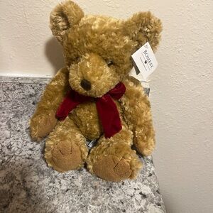 Bombay Brown Teddy Bear with Red Bow
